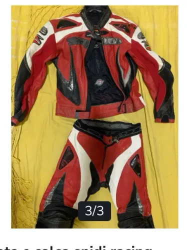 Jaqueta e calça / motociclista 