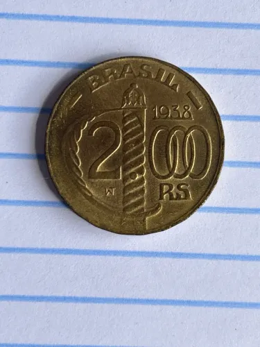 Moeda 2000 Réis 1938