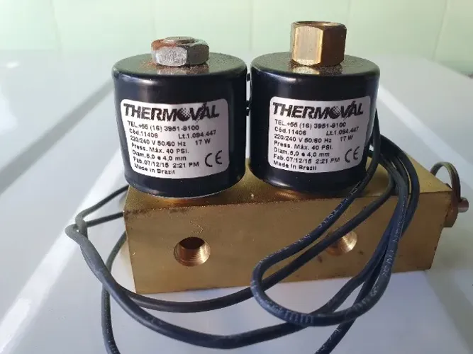 Conjunto de válvula dupla para autoclave Dabi Atlante