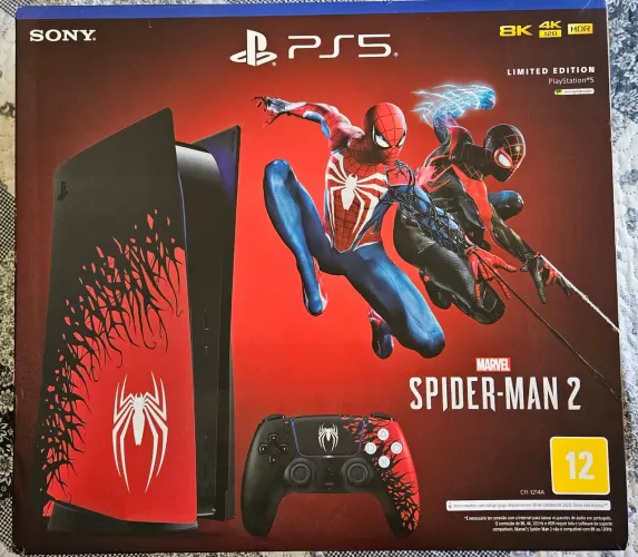 Console PS5 Ed Lim Marvel Spiderman 