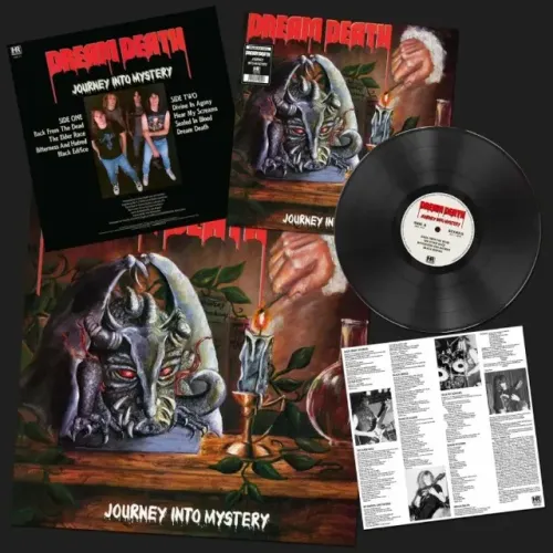 DREAM DEATH - Journey Into Mystery LP 180g Black HRR 2024 Thrash Doom Metal Edição Limitad