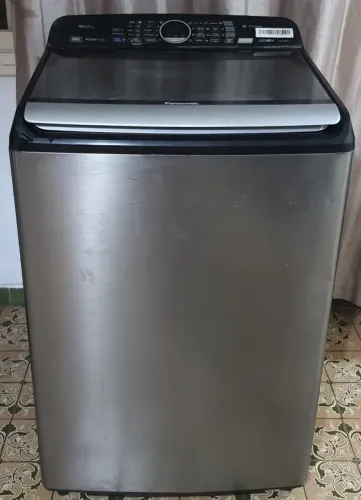 Máquina de lavar roupa em inox Panasonic 16Kg