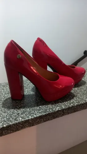 Sapato Salto alto Vermelho Vizanno