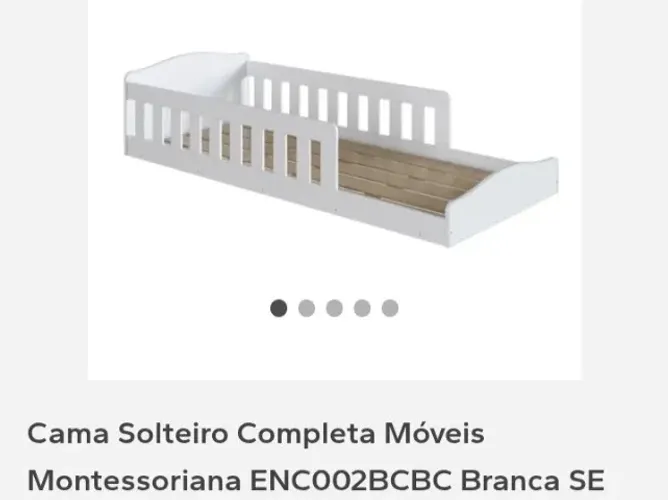 Cama Solteiro Montessoriana