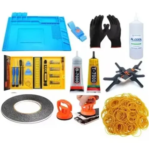 KIT COMPLETO PARA MANUTENÇÃO DE CELULAR FERRAMENTAS E ACESSÓRIOS R$ 30
