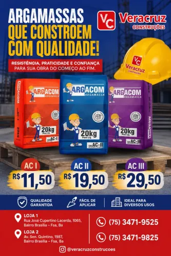 Argamassa Argacom 20kg