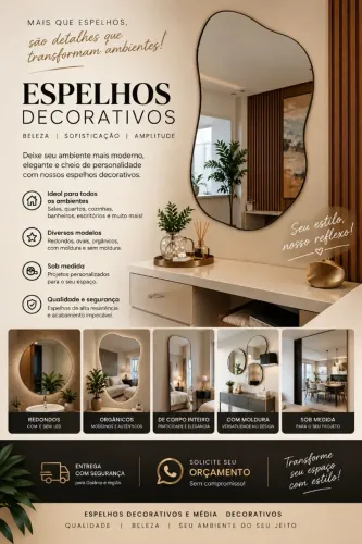 Espelhos decorativos