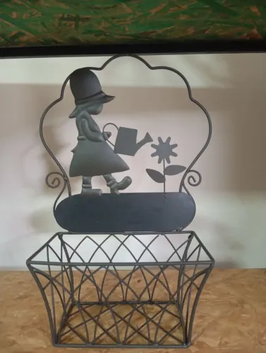 Suporte para planta de metal 20x36x12