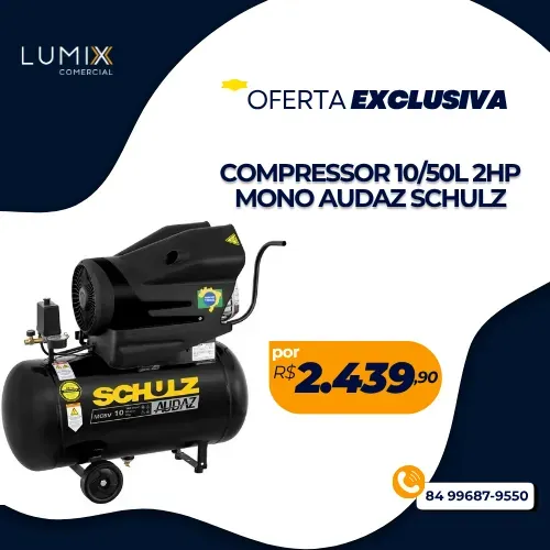 COMPRESSOR 50L 2HP MONO SCHULZ