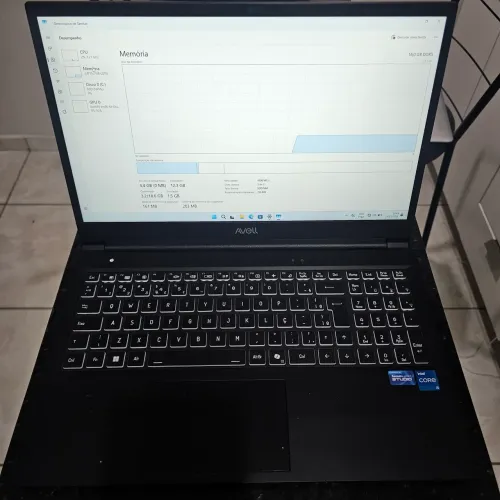 Notebook Avell B.On Lite New i5 1235U 16gb 4800MHz 512GB SSD NVME