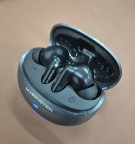 Fones de Ouvido Monster Maxstar MQT39 Earphones sem fio Bluetooth