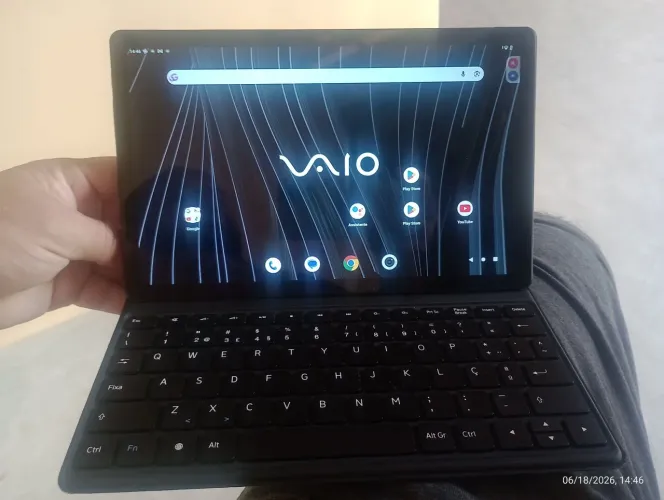 Vendo tablet waio seminovo modelo TL10 128GB. Zap *