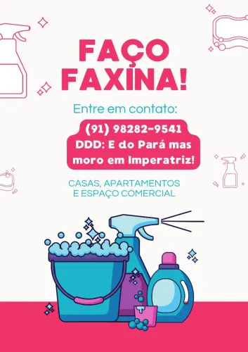 Faço Faxina! Casas, apartamentos etc
