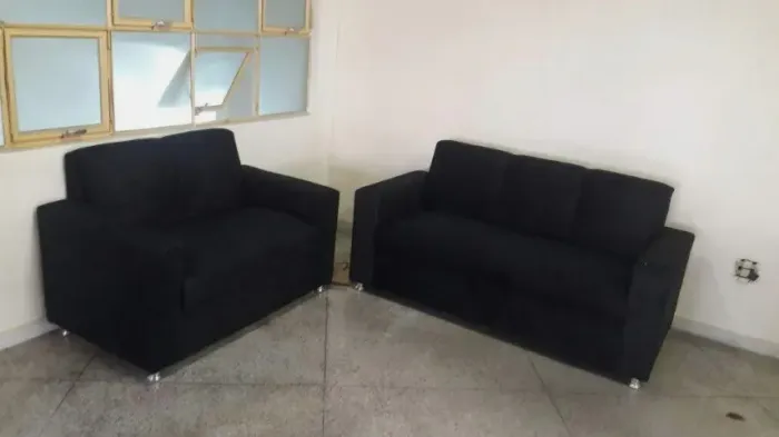 Sofá 2 e tres lugares Material suede D33 Resistente Confortável Promoção - Promocao