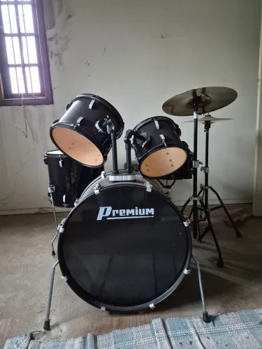 Bateria Acústica Premium Completa