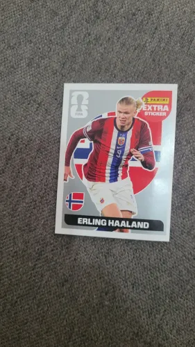 sticker extra legend copa do mundo 2026 Haland prata