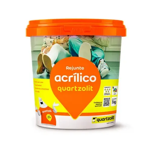 Rejunte Acrílico Branco 1kg Quartzolit