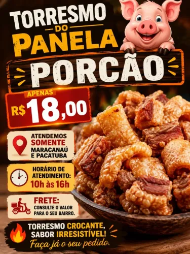 Torresmo porção Maracanaú