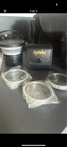 Kit filtros 55mm opteka + bolsa Samsonite