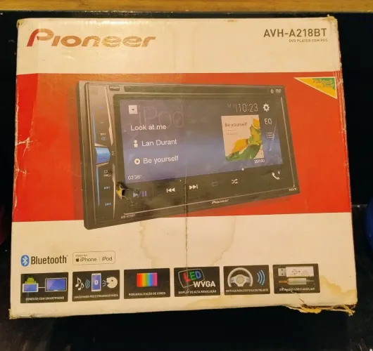 Aparelho DVD Pioneer 2 Din