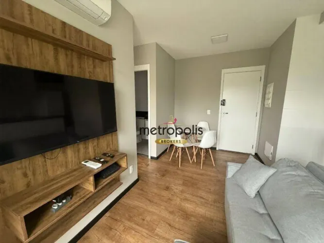 Apartamento com 2 dormitórios para alugar, 56 m² por R$ 6.000,00/mês - Cerâmica - São Caet