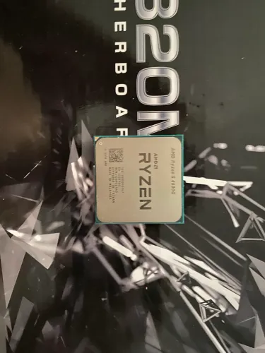 Placa mãe A320MH 2.0 + Processador Ryzen 5 4600g