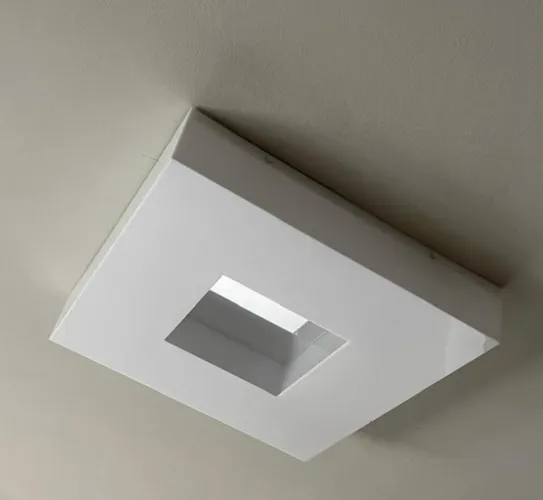Luminária acrílica branca