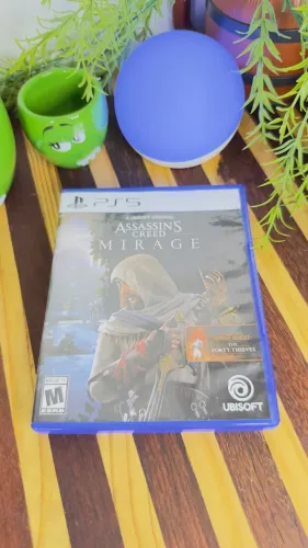 Assassin's Creed Mirage PS5 mídia física com caixa (762)