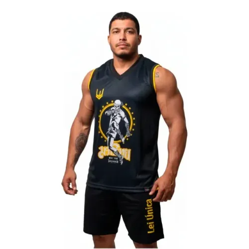 Regata Muay Thai Lei Única Dry Fit Alta Performance Treino