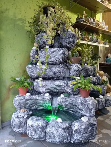 Cascata grande para jardim