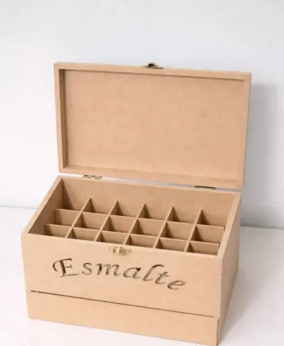 Caixa organizadora de esmaltes
