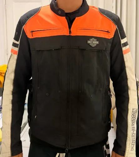 Jaqueta Harley Davidson com proteção