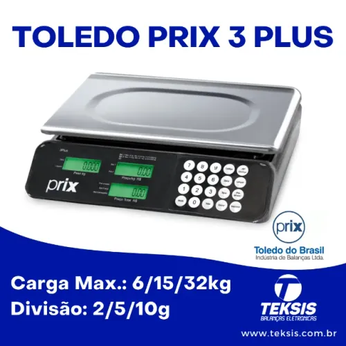 Balança Toledo Prix III Plus