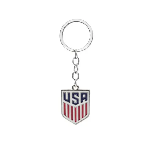 Chaveiro USA de metal 3D colorido