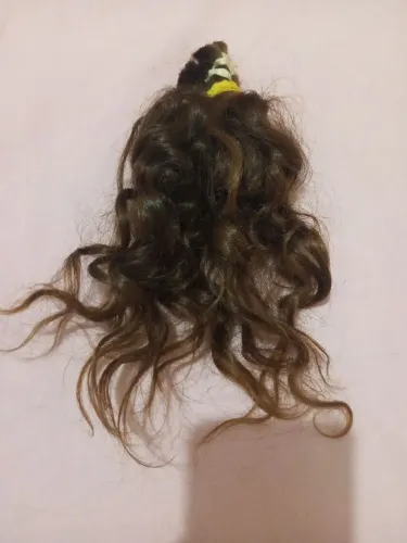 Cabelo Humano Virgem Castanho Naturais Cacheado