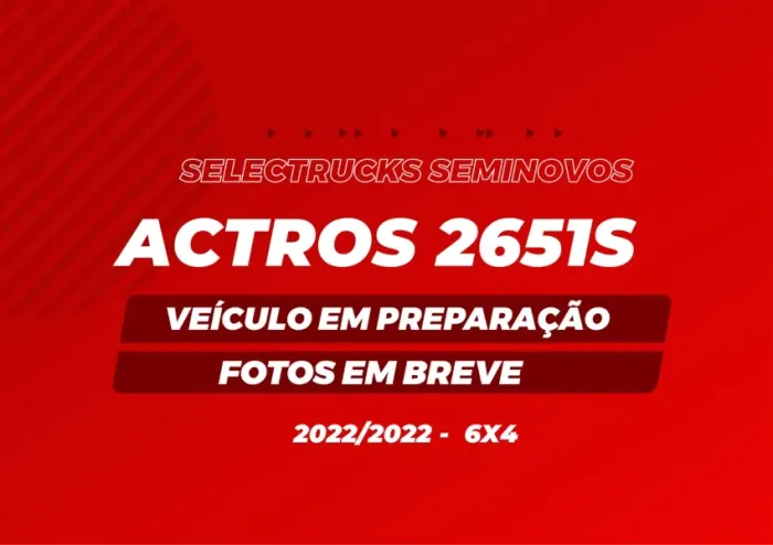 MERCEDES BENZ - ACTROS 2651S, 6 MESES DE GARANTIA