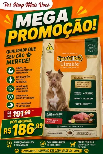 Ração special Dog 20 kg
