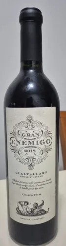 Vinho Gran Enemigo Gualtallary Single Vineyard 2018 - 100 Pontos