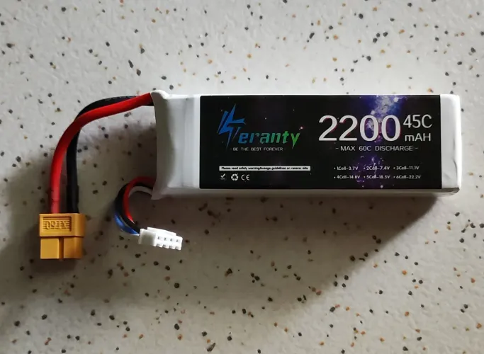 Bateria Lipo 3s 2200mah 45c Teranty - Plug Xt60