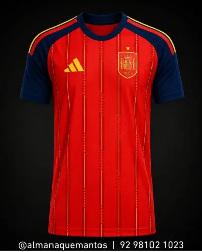 Camisa Seleção Espanhola
