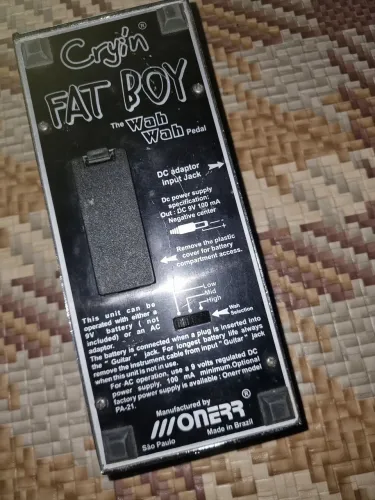 Onner Fat Boy pedal de Wah