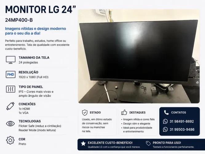 Monitor LG 24?
