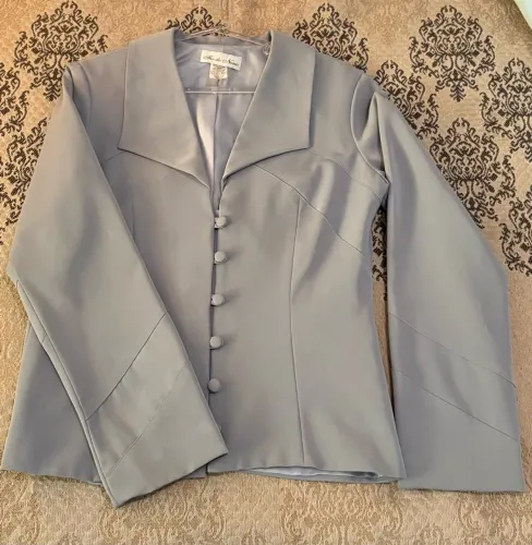 Blazer Feminino - Cinza - Tam. M - Usado