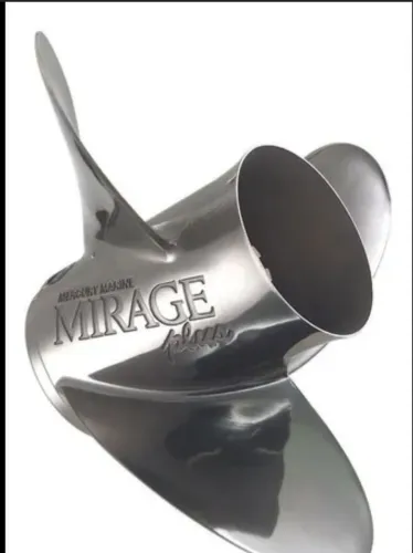 Hélice Mercury passo 21 inox 3 pás 