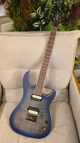 Guitarra Cort KX300 OPCB | EMG | Open Pore Cobalt Burst (OPCB)