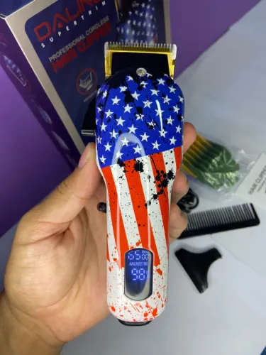 Máquina de Cortar Cabelo Profissional sem Fio Estilo Retrô Americana - LFJ-1190 LEON GTS a
