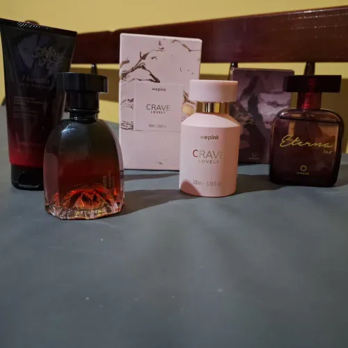 Red Passion (O boticário) - Crave Loveli (Wepink) Eterna Nult (Hinode)