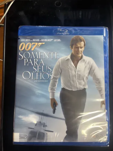 Bluray 007 - Somente Para Seus Olhos (1981)- Original lacrado de fábrica, raro.