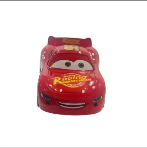 Carrinho de Ferro e Fricção Relâmpago Mcqueen Carros 12x4x5cm