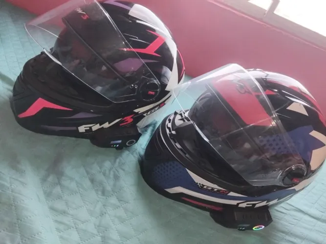 Capacete para casal 